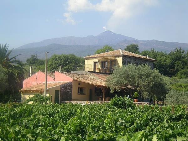 Casa Colonica - uitzicht op de Etna
